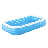 Bestway Family Pool Deluxe, aufblasbares Kinder-Planschbecken 305 x 183 x...