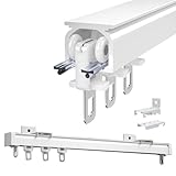 Gardinenstange aus Aluminium für Fenstervorhänge und Raumteiler, 340 cm,...