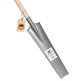 Drainierspaten - Trittschutz, 90cm lang mit T-Griff, robust und ideal für...