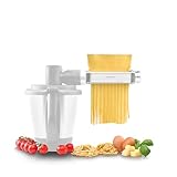 Wundermix - Nudelmaschine – 3-tlg. WunderCentix® Nudelaufsatz für...