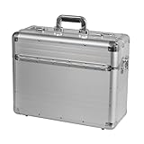 ALUMAXX 45119 Pilotenkoffer BETHA, Piloten Koffer aus glattem Aluminium,...
