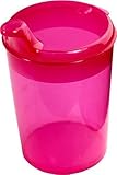 Medi-Inn+ Schnabelbecher Schabeltasse Trinkbecher 250 ml (Farbe: rot,...