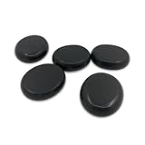 Zen Light Set von 5 Steinen für die heiße Steinmassage - Basalt Lava...