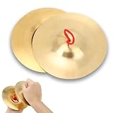 Crash Becken, 2 Stück 14.7cm / 5.79in Messing Handbecken Percussion...