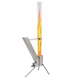 Feuerrohr Edelstahl, Feuersäule Outdoor, Feuerrohr Pelletfackel,...
