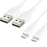 Obastyle | iPhone USB Lightning Kabel - 2 x USB 2.4A Lightning Kabel für...