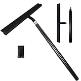 Teleskop-Badreiniger, Stahl, Duschschaber, verstellbarer langer Griff,...