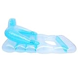 INOOMP Belüftetes Multi-Blow-Floß Blau Schwimmen Spielzeug Bett Wanne Pad...