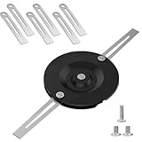 Edelstahl Rasentrimmer Messer, Ersatzmesser Rasentrimmer Zubehör,...
