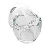 MOTHNUR Glas Joghurtbecher mit Eierschalen Design Lebensmittelecht...