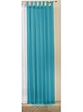 Transparente einfarbige Gardine aus Voile, viele attraktive Farbe, 245x140,...