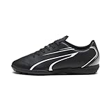 PUMA Herren Vitoria TT Soccer Shoe, Black White, 39 EU