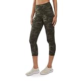 Danskin Damen Capri-Leggings mit Allover-Print, S