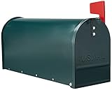 ALUBOX Amerikanischer Briefkasten 22X17X48 cm Briefkasten aus Verzinktem...