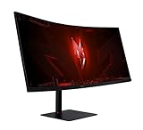 Acer Nitro XV345CURV3 Gaming Monitor 34 Inch (86 cm Screen) QHD, 180Hz...