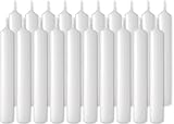 BRUBAKER 20er Pack Geburtstagskerzen Weiß 9,5 cm - kleine Spitzkerzen für...