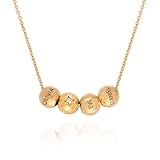 Personalisierte The Balance Charm-Halskette mit individuell gravierten...