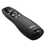 Logitech R400 Presenter, Kabellose 2.4 GHz Verbindung via USB-Empfänger,...