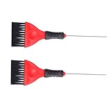 DEARMAMY 2 Stück haar farbe pinsel Balayage-Haarbürste Haarfarbe für...