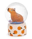 Schüttelkugel Capybara Happybara braun - Schneekugel, Glimmerkugel- Tolle...