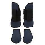 Mavaol Sehnengamaschen für Pferde, PU, ​​elastisch, stoßdämpfend,...