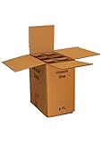 WBV Weinkarton für 6 Flaschen aus Pappe, Braun, Pappe, 6 Flaschen, 6...