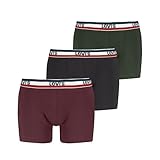 8719965009202 Men's Sportswear Logo Boxer Briefs, Red/Black/Green, M (3er...