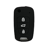 BROVACS Schlüssel Hülle Kompatibel mit Hyundai Kia 3 Tasten Flip...