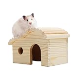 DiiWmme Meerschweinchenversteck aus Holz, Hamsterhaus, Meerschweinchenhaus,...