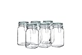 MÄSER 925341 Gothika, Einmachgläser 1,45 l, 6er Set, made in Germany,...