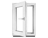 Fenster Kellerfenster Kunststofffenster Kunstoff weiß BxH 60 x 80 cm DIN...
