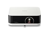 Epson Lifestudio Pop EF-61W Diamantweiß, tragbarer Smart-Projektor, Sound...