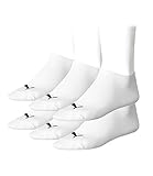 Puma Unisex - Erwachsene Sportsocken, 6er pack, weiß, 39-42, 251025