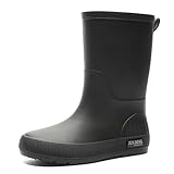 Generisch Damen Regenstiefel Halbhoch Wasserdicht Gummistiefel Rutschfeste...