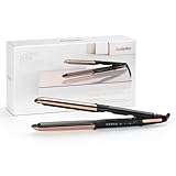 BaByliss Straight & Curl Brilliance 2-in-1 Glätteisen ST482E, Schwarz