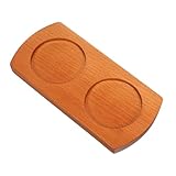 OFFSCH Pfeffermühlenhalter aus Holz Rutschfester Gewürzmühlenuntersetzer...