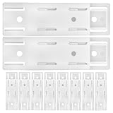 GALPADA 10 Stück Selbstklebender Steckdosenleistenhalter aus Abs Bohrfreie...