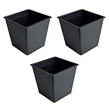 ESTEXO Kunststoff Einsatz für Polyrattan Blumentopf 26 cm Pflanztopf...