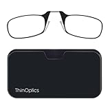 ThinOptics Lesebrille mit Universal-Aufbewahrungstasche, Schwarz –...