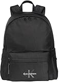 CALVIN KLEIN Herren Bold Round Backpack LV04D3114G Rucksack, Schwarz...