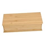 Amosfun Essstäbchen-Box aus Holz mit großem Fassungsvermögen,...