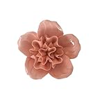 Rhododendron, 7 cm große Keramikblumen-Wandskulptur, künstliche...