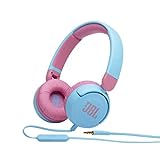 JBL Jr310 On-Ear Kinder-Kopfhörer in Hellblau-Rosa – Kabelgebundene...