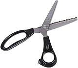 Yrlehoo Zackenschere Stoffschere Zick Zack Schere für Hobbyschneider...