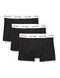 Calvin Klein Herren Boxershorts Low Rise TRUNK, 3er Pack U2664G, Ohne...