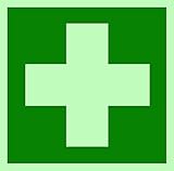 KNS Erste-Hilfe-Schild nachleuchtend, DIN BGV A8, Kunststoff,...