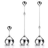 FLXHSA Candle Holder Set of 3, Metal Candlestick Holders,Taper Holders...