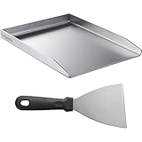 Smartpeas Edelstahl Grillplatte - 30x40 cm Universal Plancha für Kohle-...