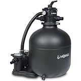 Miganeo Sandfilteranlage Dynamic 12000 Eco Pro - Schwarz | 11.000 l/h | 485...