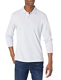 Amazon Essentials Herren Piqué-Poloshirt mit Langen Ärmeln in schmaler...